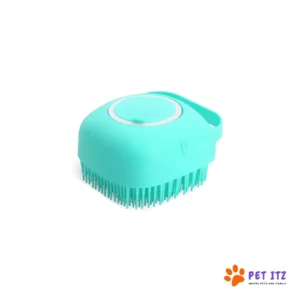 Pet Shampoo Brush Green for grooming cats and dogs