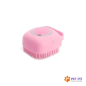 Pet Shampoo Brush Pink for grooming cats and dogs