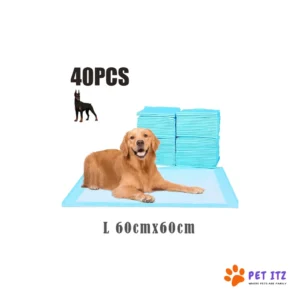 40Psc Pet Pee Pads (60 x 60 cm) for cats and dogs