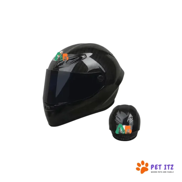 Bike Helmet For Cats & Dogs Plane Black