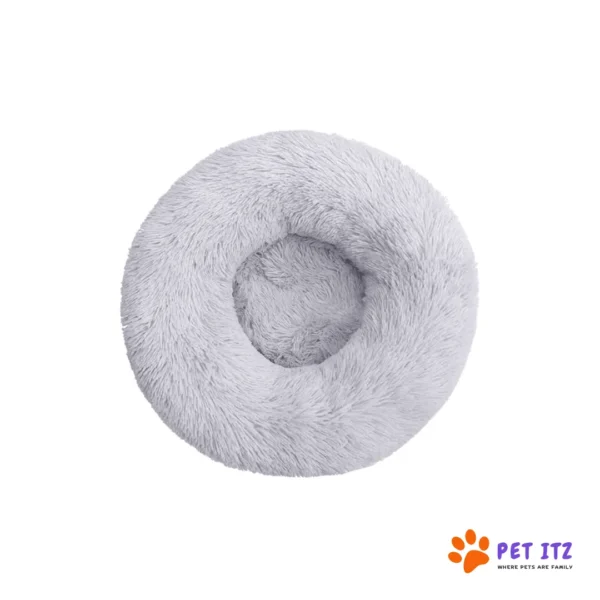 Luxury Soft Pet Beds For Dogs And Cats Large size light grey color