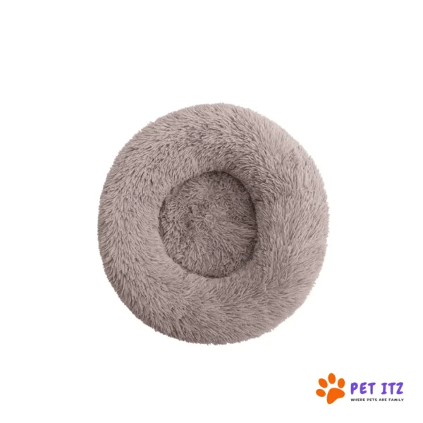 Luxury soft pet beds for dogs and cats large size dark grey color