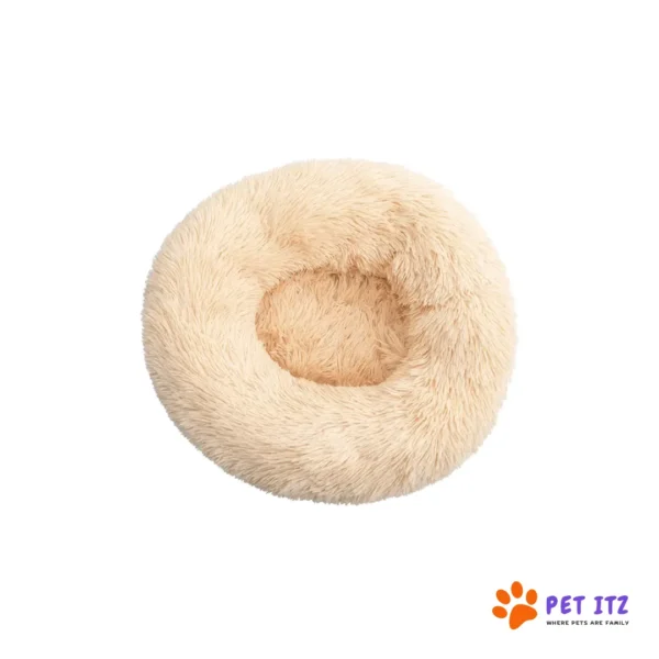 Luxury Soft Pet Beds For Dogs And Cats Large size beige color