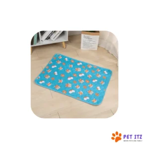 Reuseable Dog Mat Waterproof blue, washable