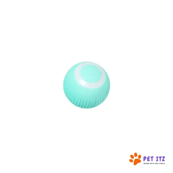 Chargeable Rolling Pet Ball Toy Blue